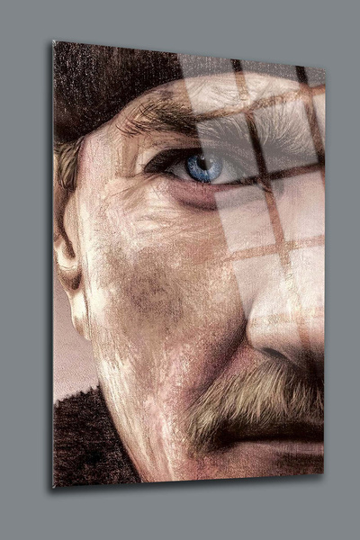 glassartdesign Γυάλινη ζωγραφική Ataturk 115