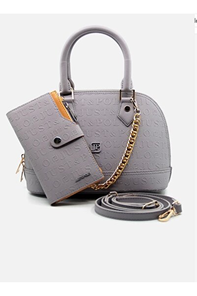 Just Polo Women's Embossed Chain Embossed Patterned Cotton Woven Strap Vegan ...