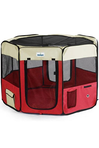 Genel Markalar Pet Park Oyun Alanı Krem-Kahverengi 91x91x54