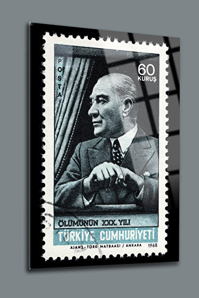 glassartdesign Atatürk Sticlă Tablo 112