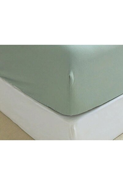 Totem Ranforce Green - Pillow and Elastic Sheet Set