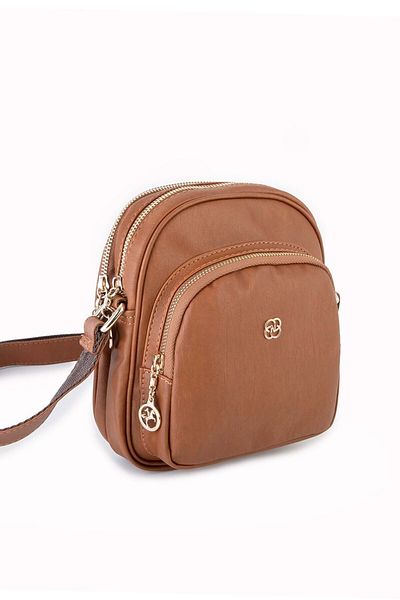 Lifonbag Geantă crossbody impermeabilă cu 4 compartimente pentru femei