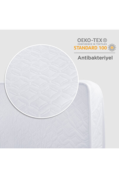 Kukka Beyaz 70x140 Sünger Bebek Yatağı H:8cm