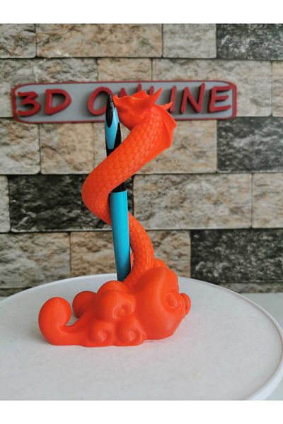 3D Online Suport decorativ pentru stilou în formă de dragon