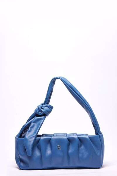 Pilea Yumuşak Napa Deri Baget Görünümlü Büzgülü Bağlamalı Askı Detaylı Omuz Çantası - My -