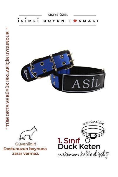 MgTasma Kişiye Özel, İsimli K9 Köpek Tasması, Boyun Tasması
