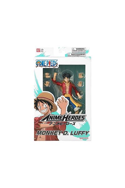 BANDAI One Piece Monkey D. Luffy 16 cm Figure - Poseable
