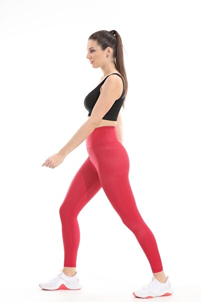 LIWITS Toparlayıcı Inceltici Ekstra Yüksek Bel Likralı Naylon Tayt Push Up Özellikli Fit Gösterir