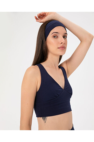 Ayma Active Синя органічна бавовняна бандана для волосся