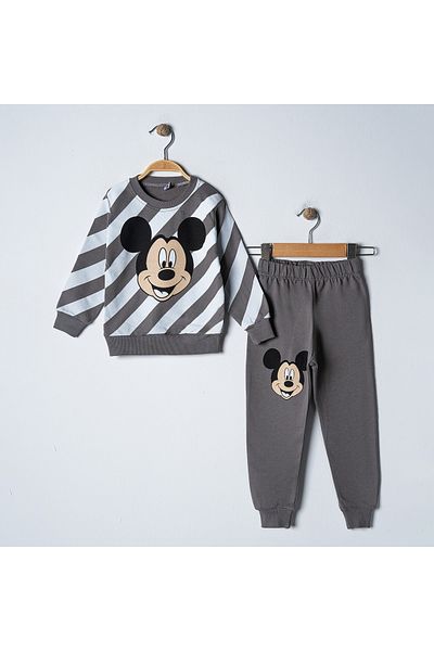 Mickey Mouse Set de trening pentru băiat Mickey cu dungi diagonale Tugilife