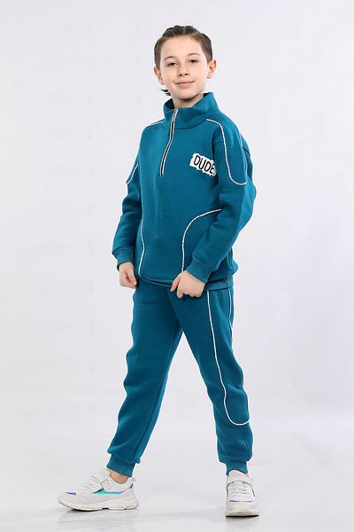 MORNIO Σετ χειμερινής φόρμας Navy Blue Boy's - Three Thread Hooded MRN51205