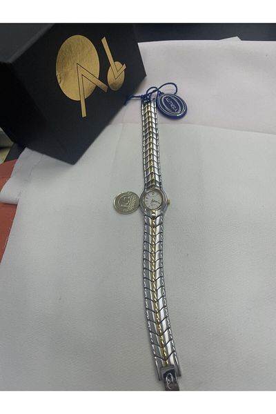 Almera Gold Silver Vintage Women's Watch Alsaat
