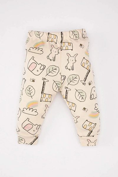 DeFacto Patterned Long Sleeve Baby Girl Pajama Set - B9238a524sp