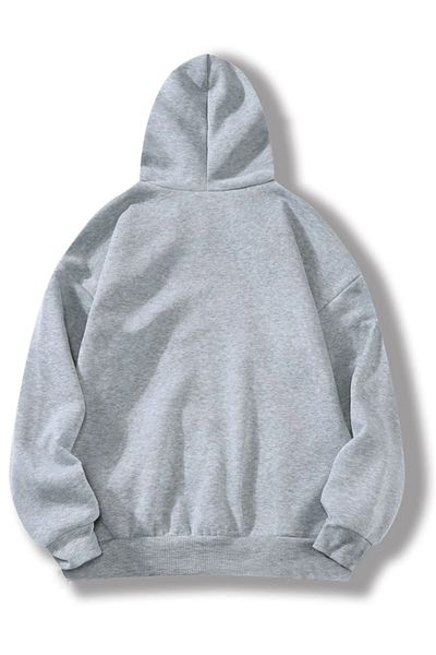 Revasser Φούτερ BROOKLYN Unisex Oversize Βαμβακερή κουκούλα - Πολύχρωμη και ειδική στάμπα