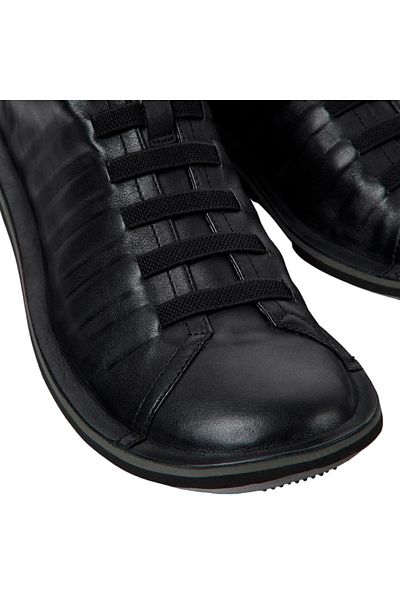 CAMPER Men's Light Flexible Leather Top with Brand Logo Recycled Elastic Lace-up for Daily Use
