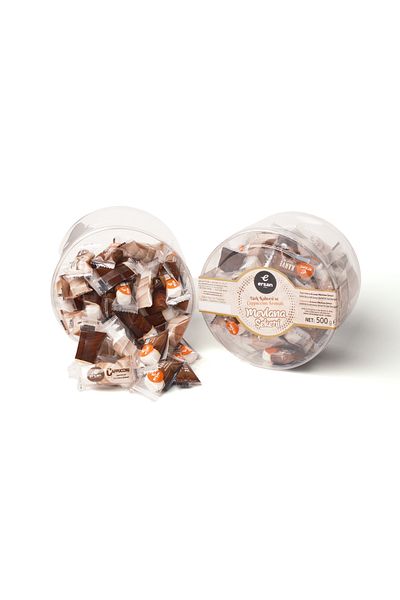 Ersan Coffee and Cappucino Flavored Mevlana Sugar - 500Gr