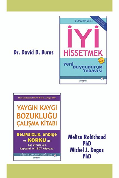 Psikonet Yayınları Iyi Hissetmek-yaygın Kaygı Bozukluğu Çalışma Kitabı-2'li Set