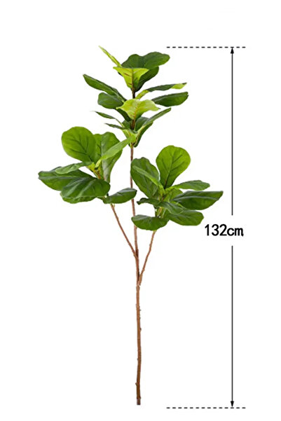 Yapay Çiçek Deposu Yapay Ağac Keman Bitkisi 3 Dallı 135 cm (Saksısız)