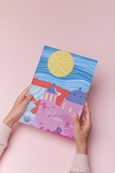 Hello Melody Design Εκτύπωση "ΣΑΝΤΟΡΙΝΗ " από την συλλογή Εκτυπώσεων - Χωρίς ...