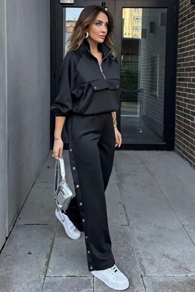 Know Női búvárkészlet állógallérral és félcipzárral - gombos részletekkel