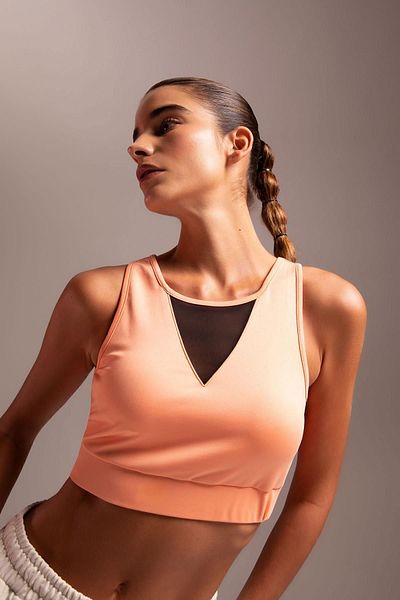 DeFacto Fit Bicycle Collar Athlete Heavy Fabric Bra Z1242az22au