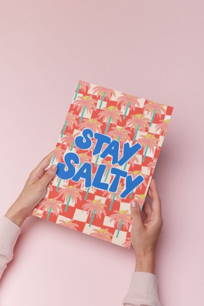 Hello Melody Design Εκτύπωση "STAY SALTY" από την συλλογή Print Collection - ...