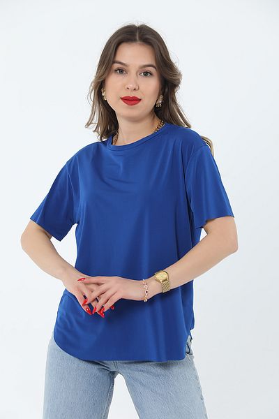 Pattaya Women's Hemline Round Laser Cut T-Shirt P24S191-5041