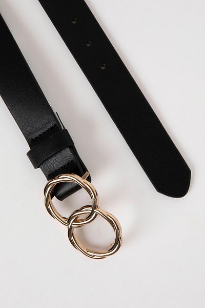 DeFacto Damen-Jeansgürtel aus Kunstleder D3640axns