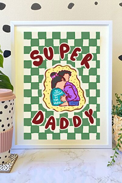 Hello Melody Design Εκτύπωση "SUPER DADDY" από την συλλογή έργων εκτύπωσης - ...