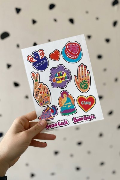Hello Melody Design 4-Piece Sticker Pack from the Sticker Collection