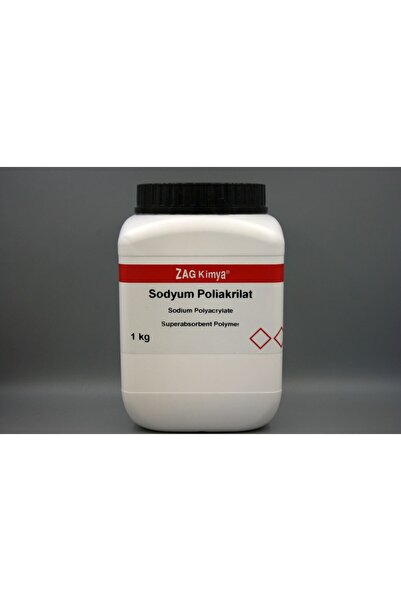ZAG KİMYA Sodyum Poliakrilat Hidrojel Chem Pure 1 kg