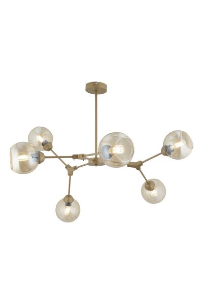 Apliqa BÜRKE 6LI AVİZE ESKİTME Modern Koridor Yatak Odası Salon Avize