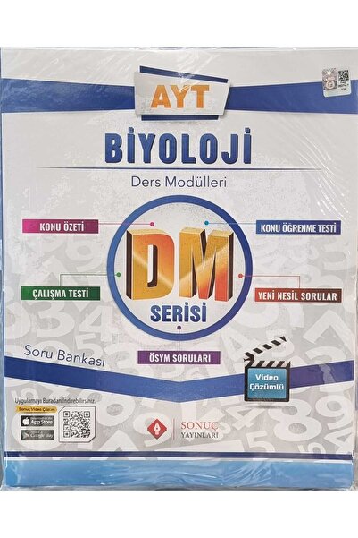 Sonuç Yayınları AYT BİYOLOJİ DERS MODÜLLERİ SORU BANKASI