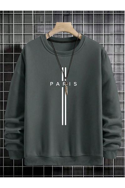 Revasser PARIS Special Colorful Unisex Oversize Φούτερ - Crew Neck, Βαμβακερό