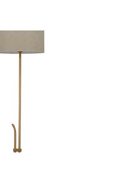 Apliqa Jolly Eskitme Şapkalı Eskitme Modern Tasarım Ayaklı Abajur Lamba Metal Lambader