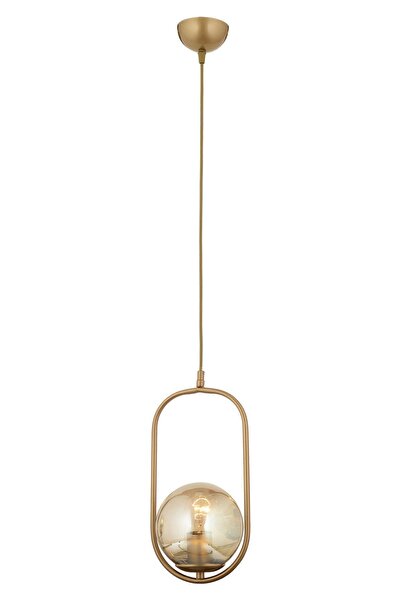 Apliqa Lorin Tekli Eskitme Bal Camlı Modern Sarkıt Mutfak Salon Sarkıt Avize