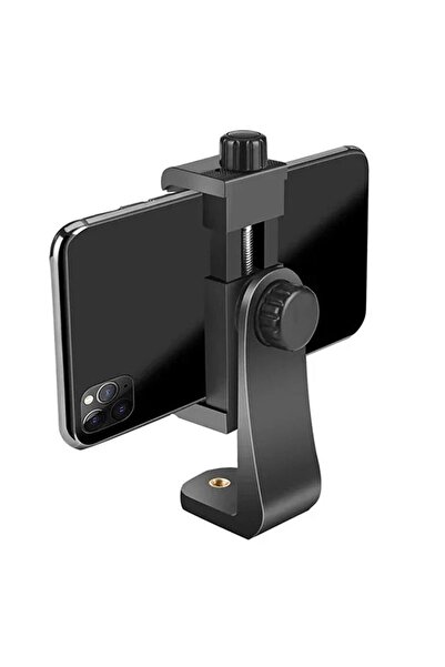 Gplus Gp146 Tripod Monopod Için Cep Telefonu Yatay Dikey Dayanıklı Ayarlanabilir Bağlantı Aparatı