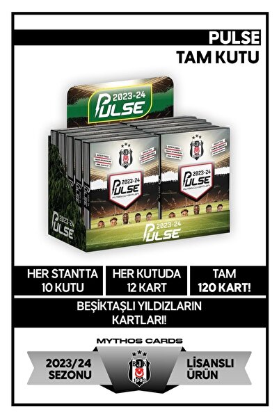 Mythos Cards Pulse - Beşiktaş Futbolcu Kartları - Tam Kutu