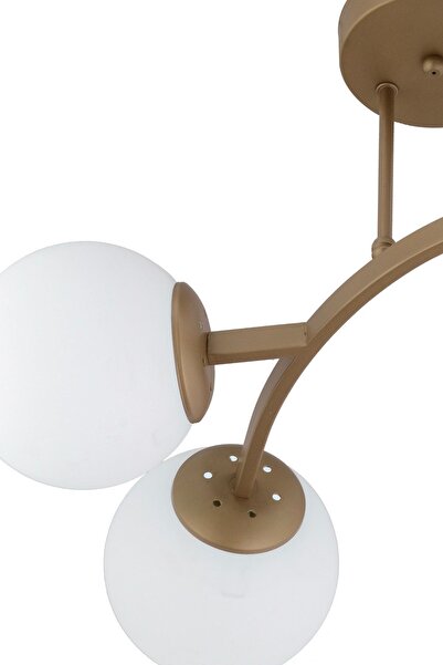 Apliqa 3'lü Eskitme Modern Plafonyer Genç Odası Mutfak Yatak Odası Avize