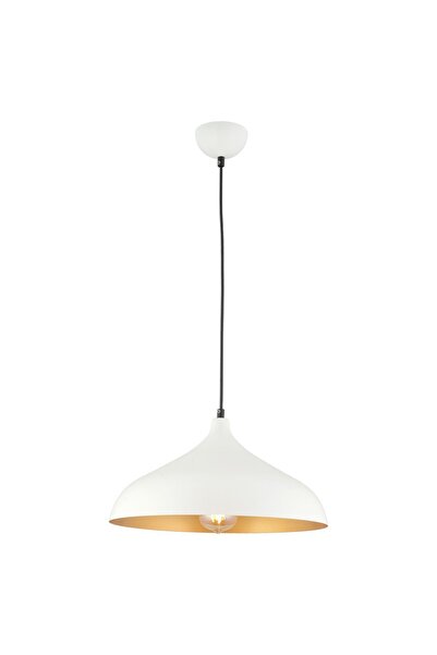 Apliqa Pera Beyaz Tekli Modern Retro Sarkıt Salon Avize