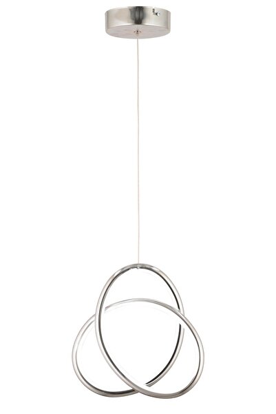 Apliqa Castle Krom Sarkıt 30 Watt Sarkıt 3 Renkli Ledli Modern Mutfak Banyo Led Salon Sarkıt Avize