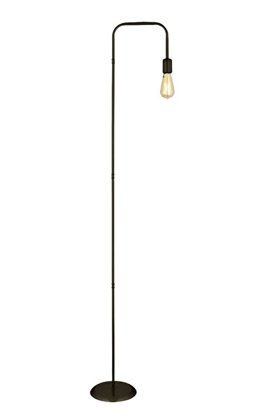 Apliqa Klara Siyah Modern Tasarım Retro Dekoratif Metal Lambader