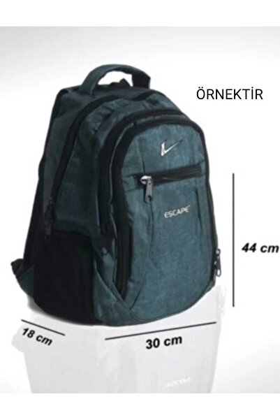 ESCAPE Unisex Mor Laptop Bölmeli Seyahat Spor Ve Okul Sırt Çantası