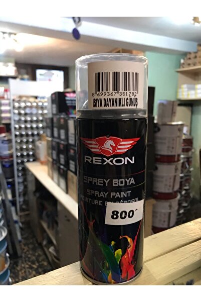 Rexon Sprey Boya Isıya Dayanıklı Gümüş 400ml