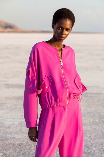 KAMEYA Erguvan Bomber Ceket