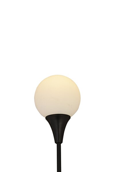 Apliqa Damla Siyah Beyaz Camlı Modern Tasarım Metal Lambader