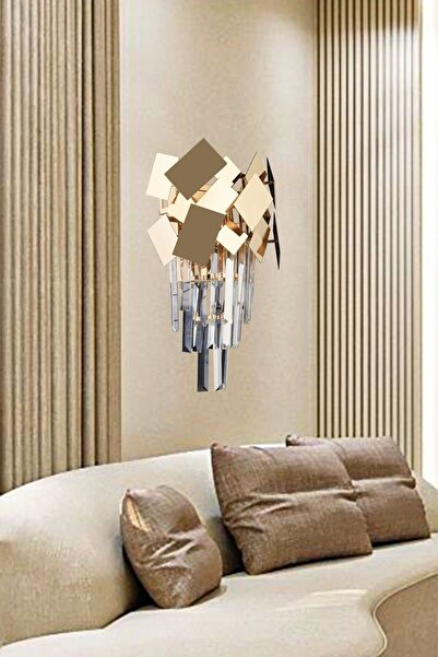 Apliqa Roshan Modern Gold Tasarım Salon Koridor Ledli Salon Aplik