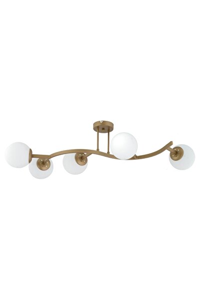 Apliqa Izem 5'li Eskitme Modern Plafonyer Genç Odası Mutfak Yatak Odası Avize