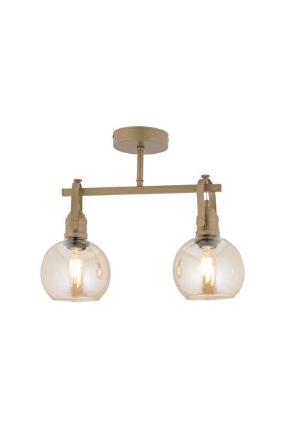 Apliqa Cherish 2'li Eskitme Bal Camlı Modern Oturma Odası Salon Avize