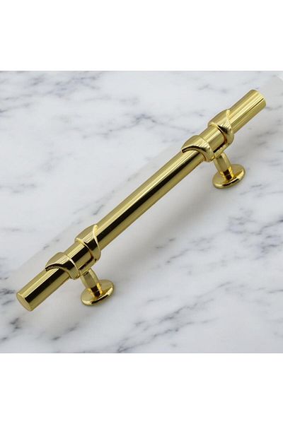 Badem10 Spade (PREMIUM) Metal auriu 192 mm -19,2 cm Mobilier Bucătărie Sertar Dulap Mânere aurii Mâner